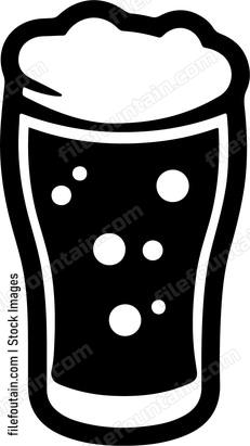 A simple beer glass