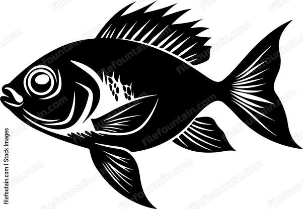 A simple fish outline