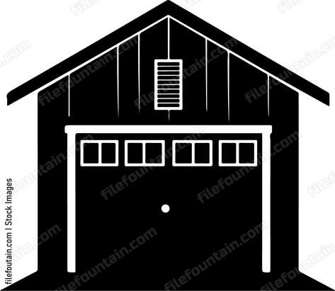 A simple garage outline