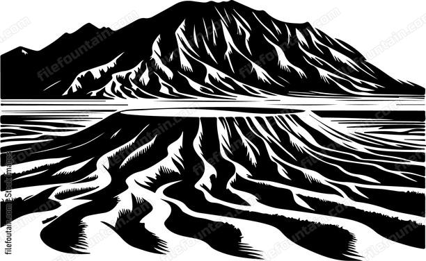 Alluvial Fan Landscape