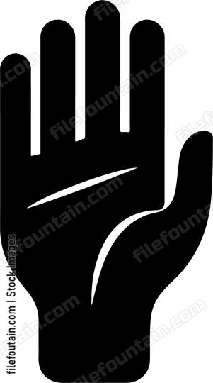 An open hand