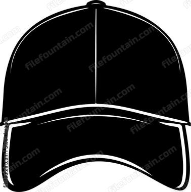and white baseball cap