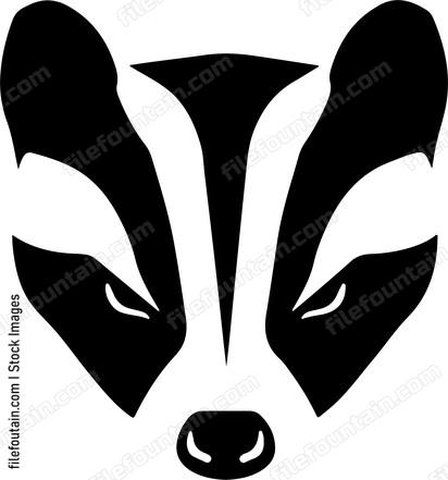 Badger head logo