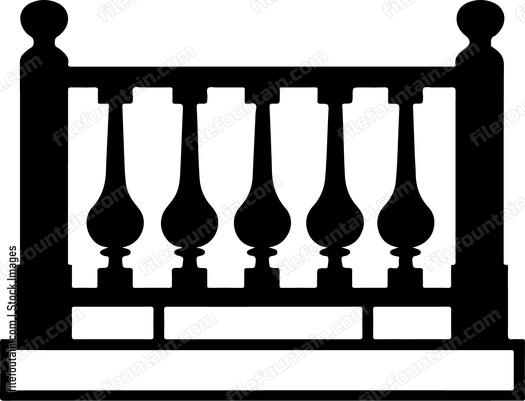 Balcony Balustrade Logo Vector Design - FileFountain
