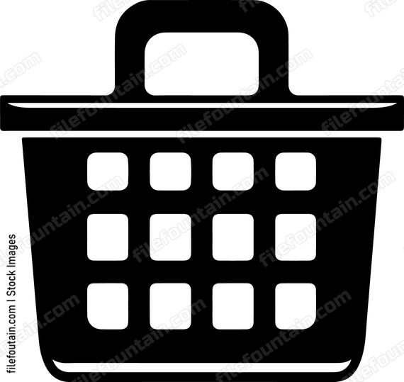 Basket with a handle
