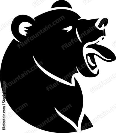 Bear Showing His Tongue