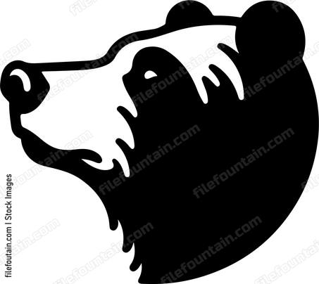 Bears nose twitching as it detects a distant scent