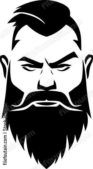 Bearded Man Face