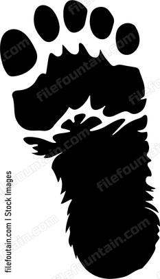 Bigfoot Footprint Tracks