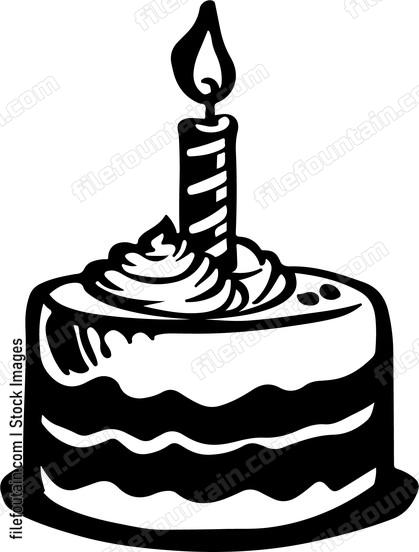 Birthday Cake With Candle