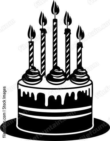 Birthday Cake With Candles