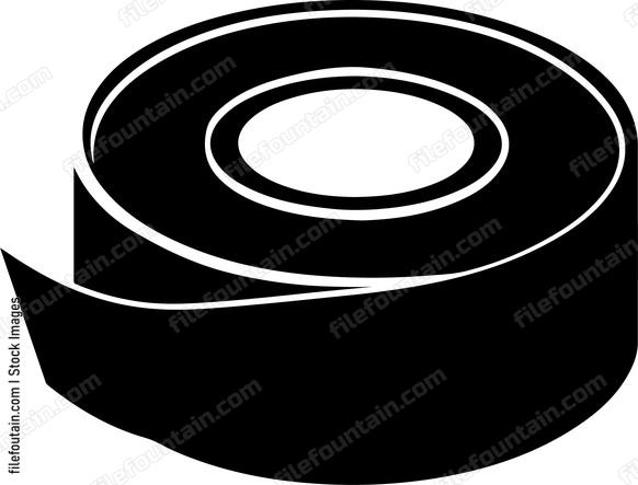 Black electrical tape