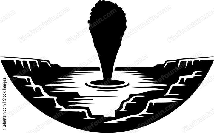 Blowhole Landscape hot geyser