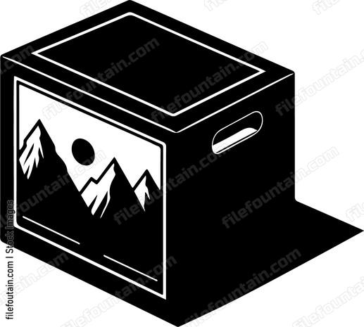 Box of fine art prints and lithographs