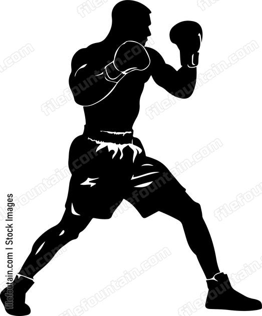Boxing Silhouette