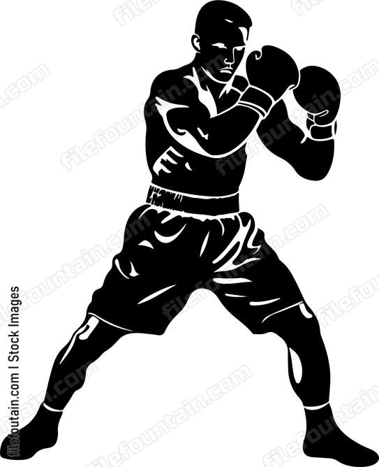Boxing Silhouette