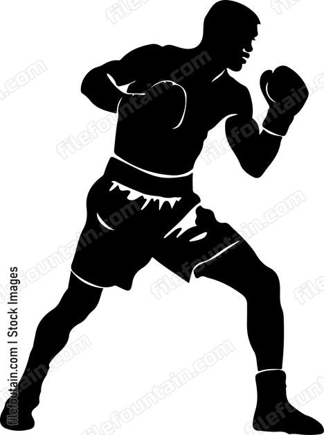 Boxing Silhouette