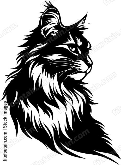 Cat head sketch