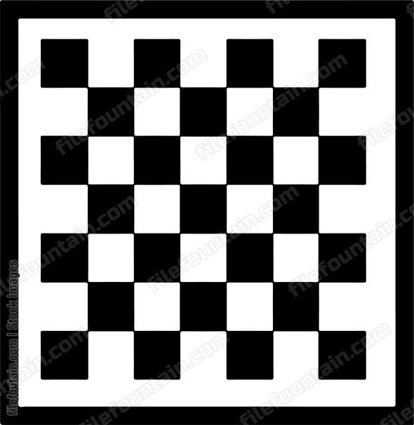 Checkered Rectangle Frame
