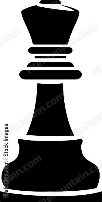 Chess queen piece