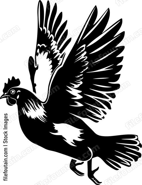 Chicken Flying