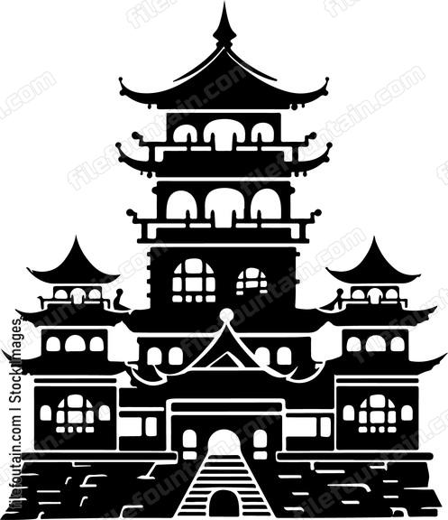 Chinese Castle Vector Chinese Castle Logo Vector Design - FileFountain