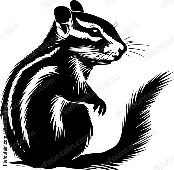 Chipmunk Side View