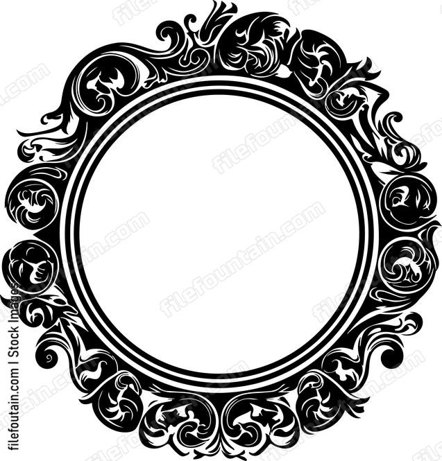 Circle Decorative Frame