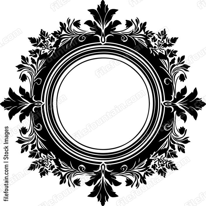 Circle Decorative Frame