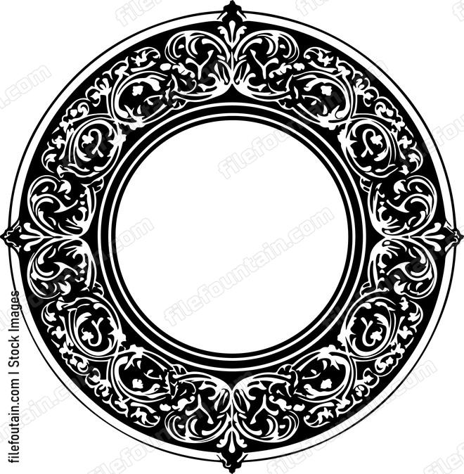 Circle Decorative Frame