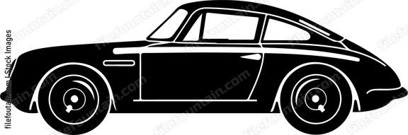 Classic sports car