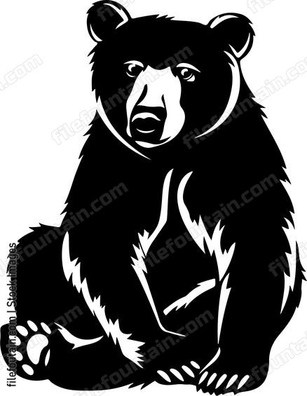 Clumsy Bear Sitting