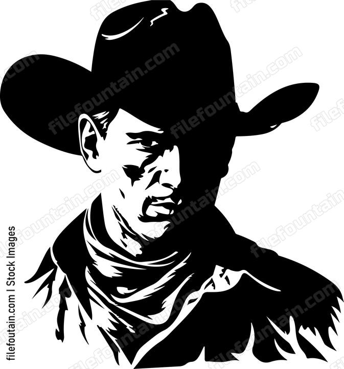 Cowboy silhouette