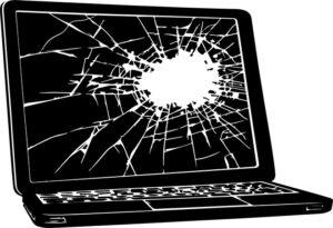 Cracked Laptop
