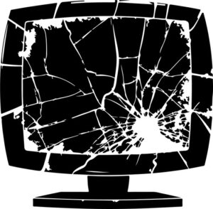 Cracked Tv Screen