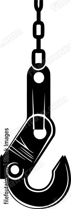 Crane Hook With Steel Gird dace cb afb