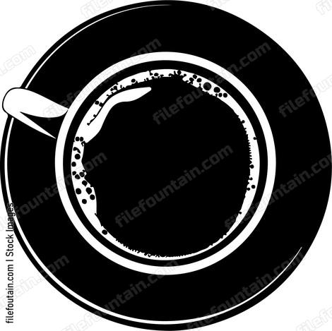 Cup Of Coffee Top View
