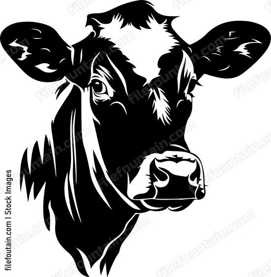 Dairy Cow Head