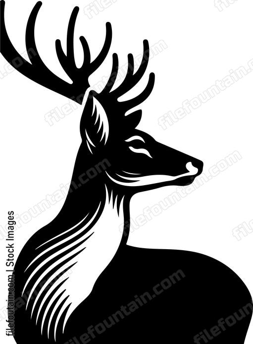 Deer listening intently to distant calls