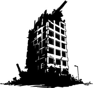 Destroyed Building