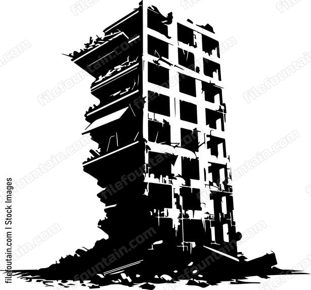 Destroyed Building