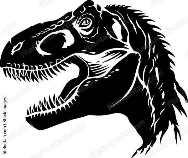 Dinosaur Head Side