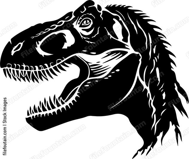 Dinosaur Head Side