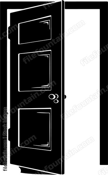 Door Open Black