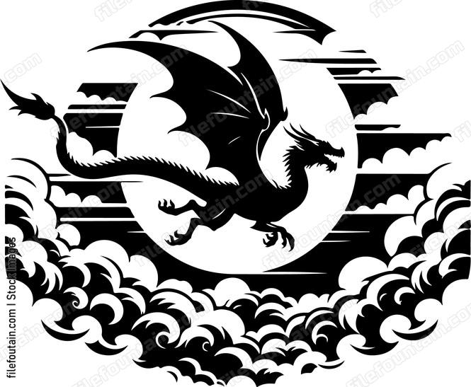 Dragon Above the Clouds