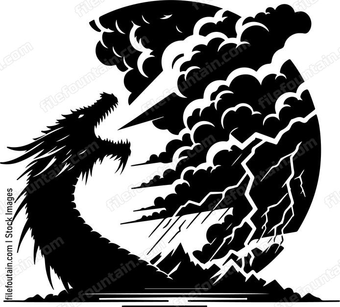 Dragon in a Thunderstorm