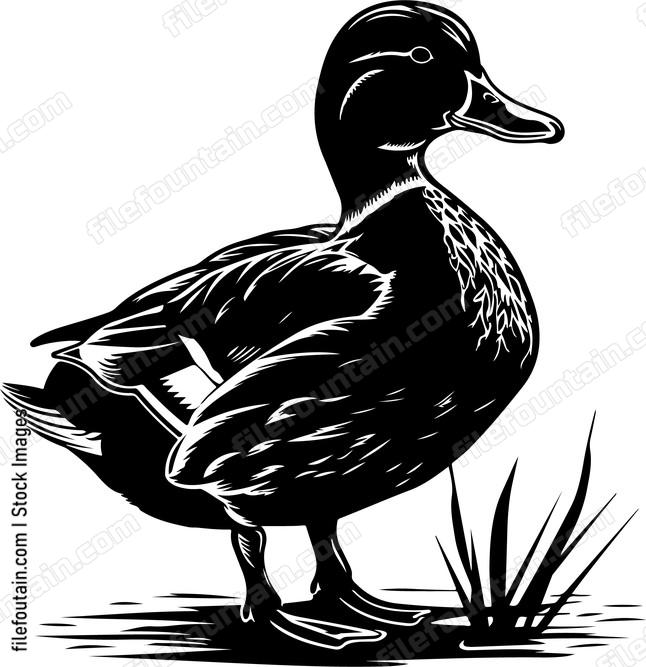 Duck Silhouette