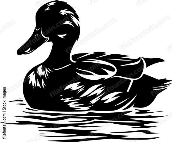 Duck Silhouette