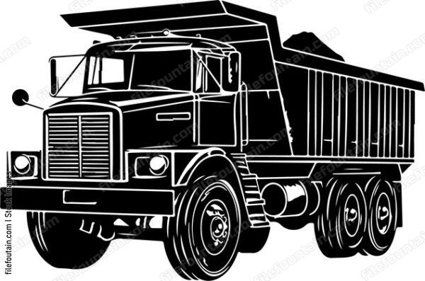 Dump Truck And Loader