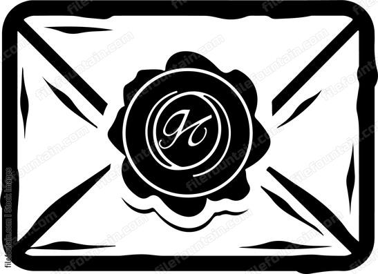 Envelope With Wax Seal